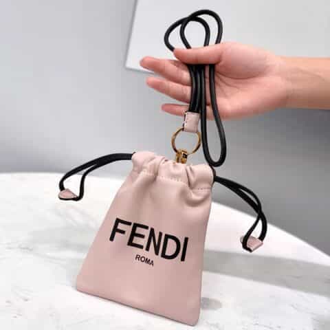 FENDI芬迪mini抽绳小手袋8357