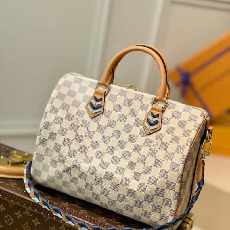 N50054 Louis Vuitton Damier Azur Speedy Bandoulière 30