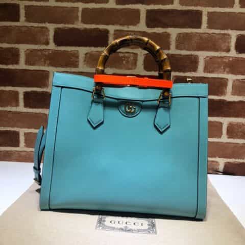 GUCCI古驰Diana竹节中号托特包655658