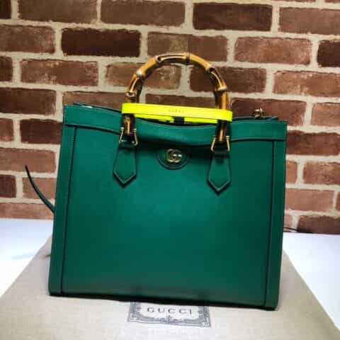 GUCCI古驰Diana竹节中号托特包655658