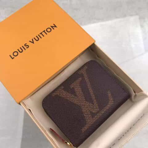 Louis Vuitton LV Giant印花帆布版拉链零钱包 M67690