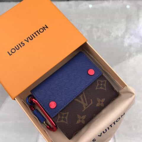 Louis Vuitton LV Compact Wallet 18Ss Limited With Carabina M63041