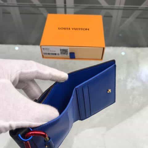 Louis Vuitton LV Compact Wallet 18Ss Limited With Carabina M63041