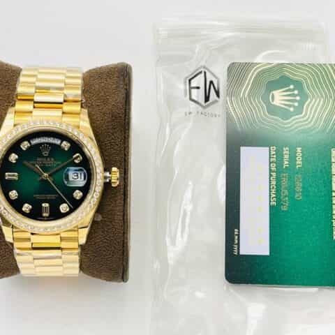 V2升级版 市场最高版本 劳 力士Rolex星期日志型40MM搭载3255自动上链机芯腕表