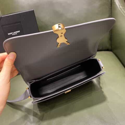 Saint laurent Ysl Solferino Box 634305石墨灰