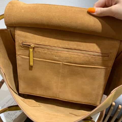 Bottega Veneta Arco 48 Bag 575941掌纹 奶油糖果黄