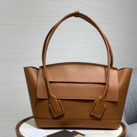 Bottega Veneta Arco 48 Bag 575941掌纹 焦糖色