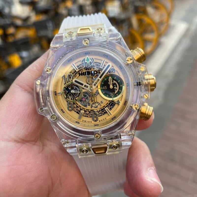 恒宝HUBLOT 宇舶宇舶BIG BANG系列411.JX.4802.RT“全透明腕表
