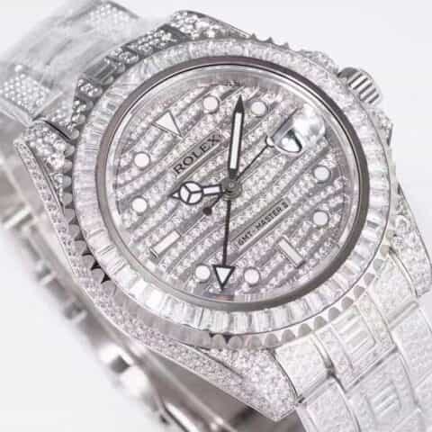 劳力士满天星腕表劳力士格林尼治型II的密镶钻特别款ROLEX116769TBR-74779B