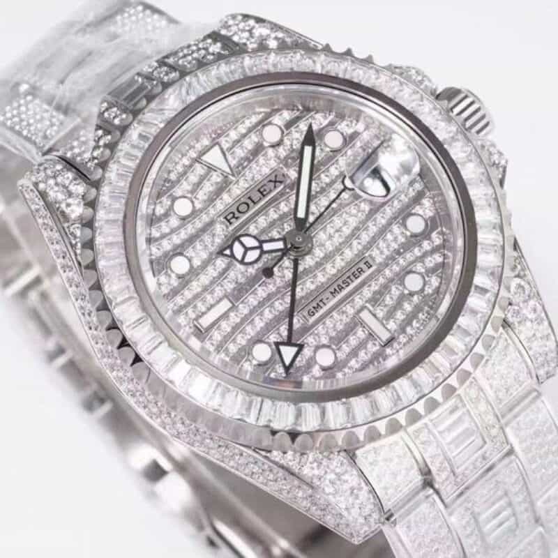 劳力士满天星腕表劳力士格林尼治型II的密镶钻特别款ROLEX116769TBR-74779B
