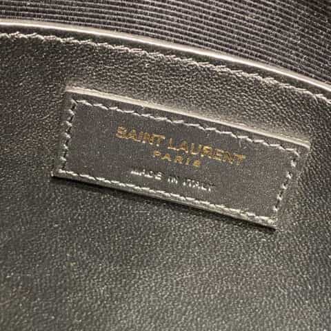 Saint laurent Ysl Manhattan 24 翻盖曼哈顿法棍包 675626黑色鳄鱼纹金扣