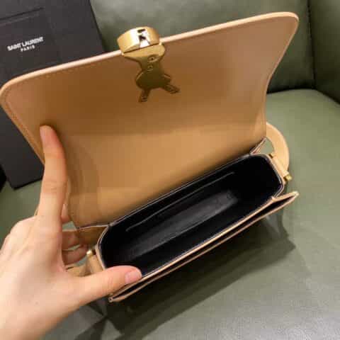 Saint laurent Ysl Solferino Box bag 634306深杏色
