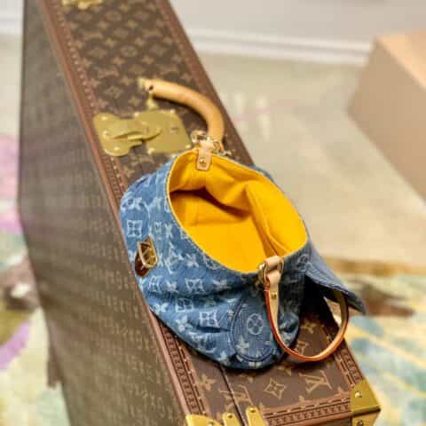 Louis Vuitton LV 牛仔丹宁中古小挎包 M95050
