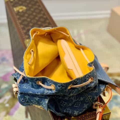 Louis Vuitton LV 牛仔丹宁中古双肩包 M44460