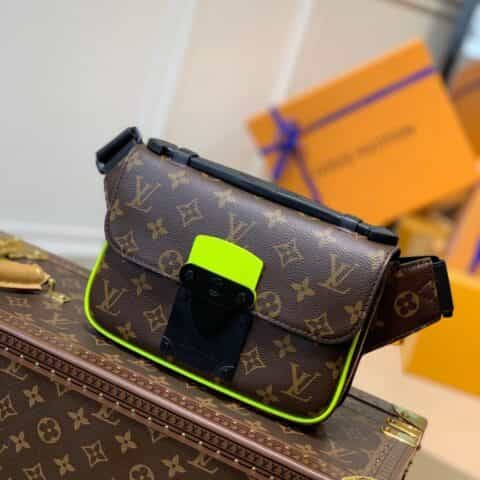 Louis Vuitton LV S Lock Sling Bag 腰包 M45864黄