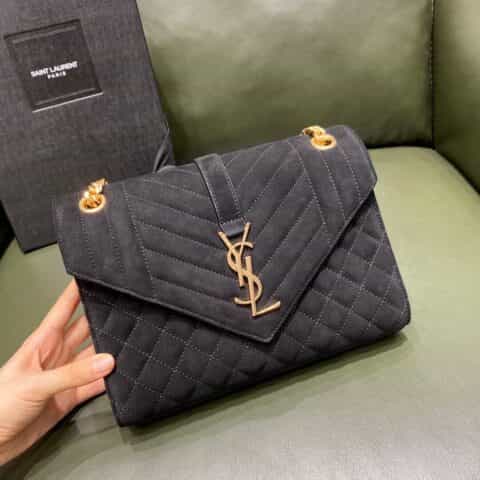 Saint laurent Ysl Envelope 24 羊绒磨砂皮信封包 487206
