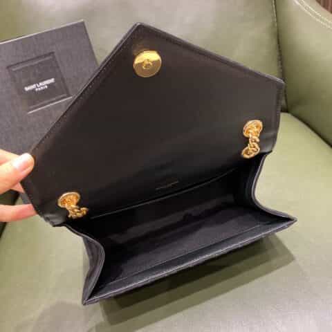 Saint laurent Ysl Envelope 24 羊绒磨砂皮信封包 487206