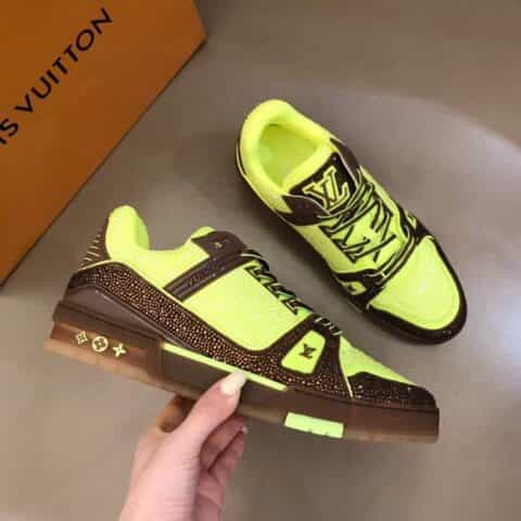 LV/路易威登   进口捷克钻镶嵌奢品 Trainer运动鞋