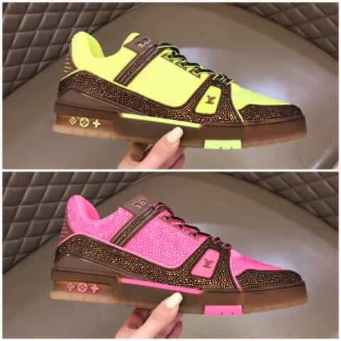 LV/路易威登   进口捷克钻镶嵌奢品 Trainer运动鞋