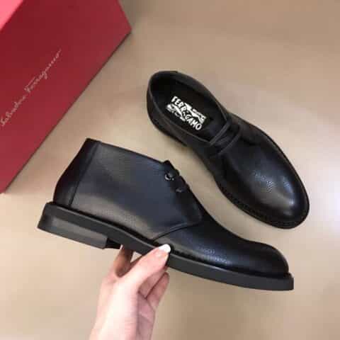 Ferragamo菲拉格慕   F菲拉高端精品男士秋冬短靴