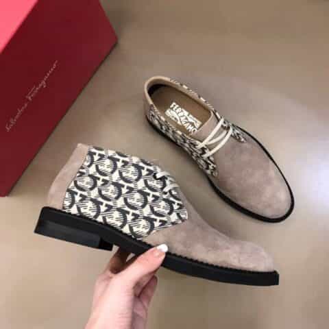 Ferragamo菲拉格慕   F菲拉高端精品男士秋冬短靴
