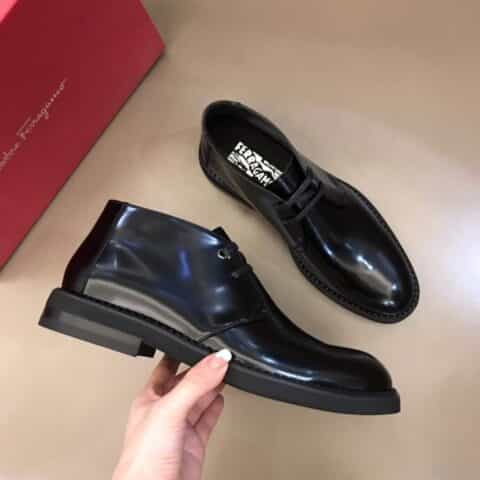 Ferragamo菲拉格慕   F菲拉高端精品男士秋冬短靴
