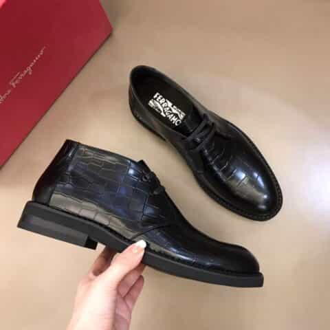 Ferragamo菲拉格慕   F菲拉高端精品男士秋冬短靴