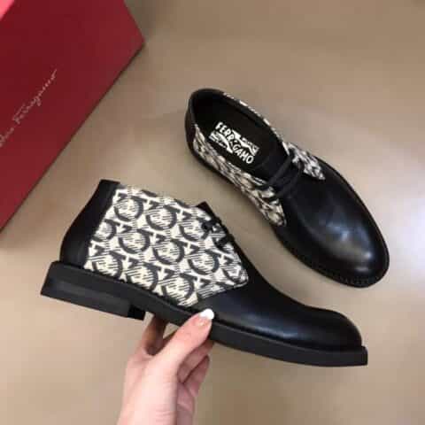 Ferragamo菲拉格慕   F菲拉高端精品男士秋冬短靴