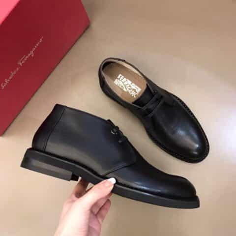 Ferragamo菲拉格慕   F菲拉高端精品男士秋冬短靴