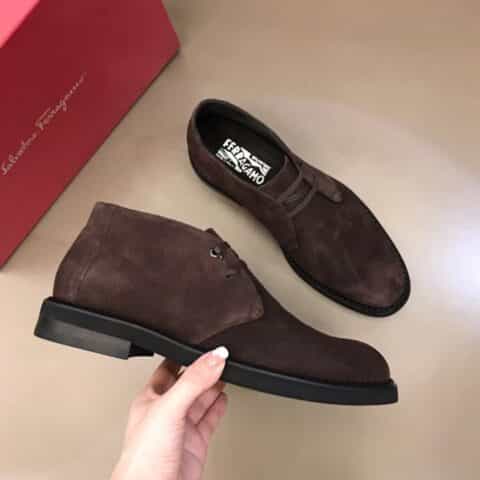 Ferragamo菲拉格慕   F菲拉高端精品男士秋冬短靴
