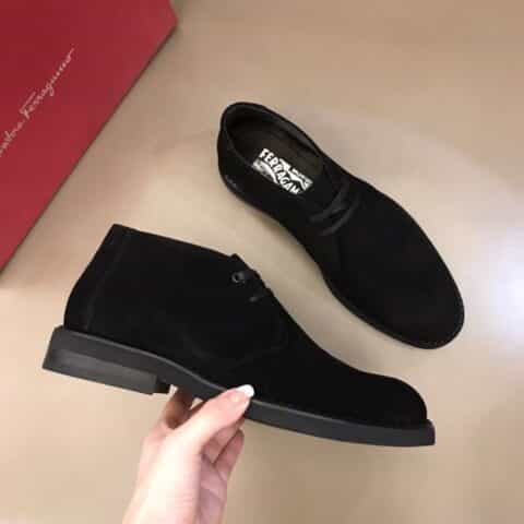 Ferragamo菲拉格慕 F菲拉高端精品男士秋冬短靴