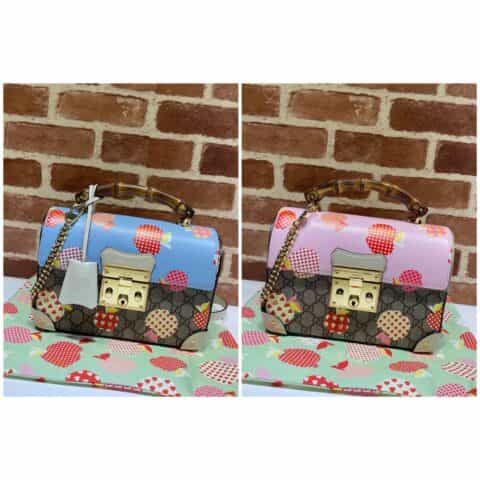 GUCCI古驰Padlock系列心苹果图案小号手袋603221