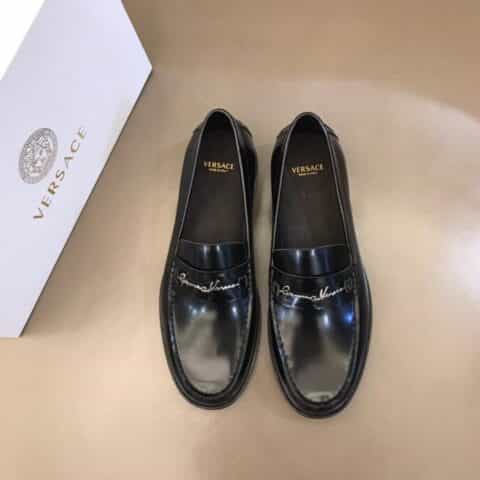 VERSACE范思哲   进口原版牛皮经典男士商务皮鞋