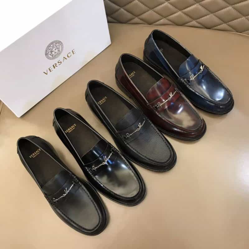 VERSACE范思哲   进口原版牛皮经典男士商务皮鞋