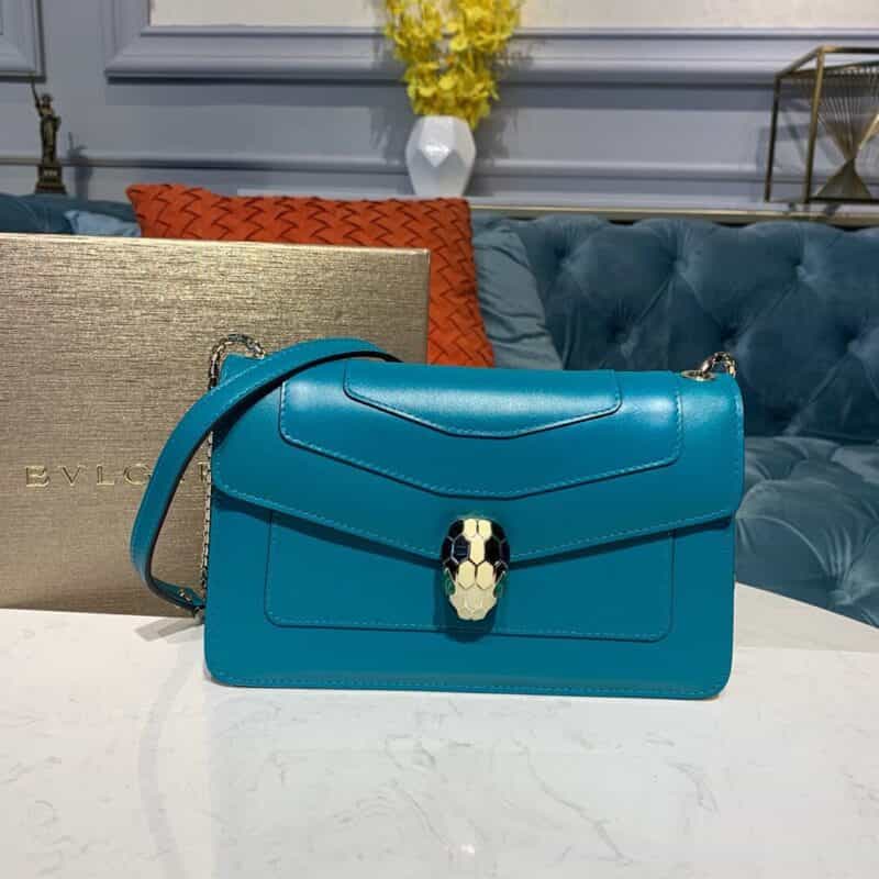 BVLGARI宝格丽意大利小牛皮单层肩背包61885