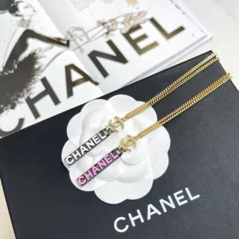 2021新款CHANEL香奈儿双c字母项链