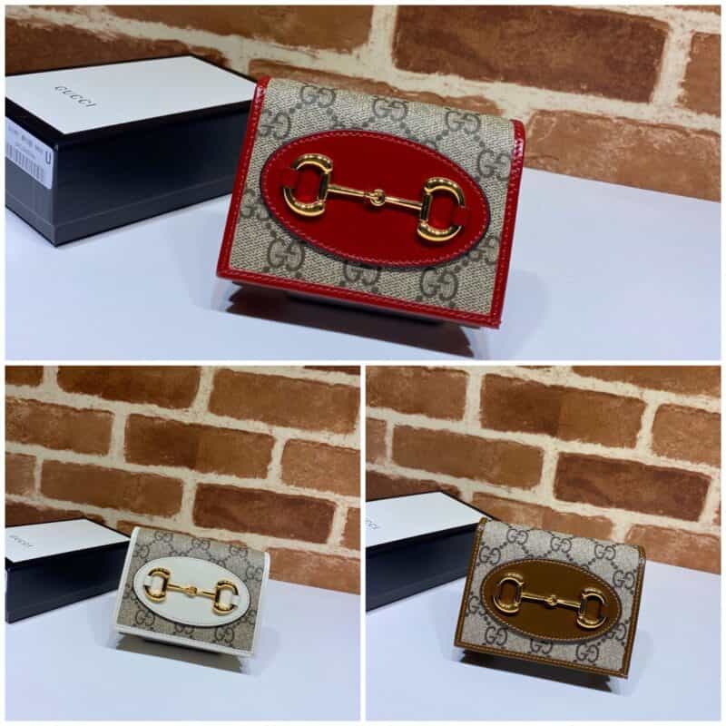 GUCCI古驰马衔扣1955系列卡包621887