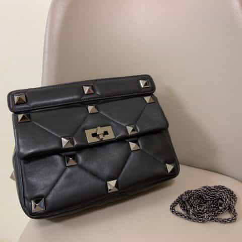 Valentino华伦天奴Garavani Roman Stud 纳帕羊皮革链条包0188