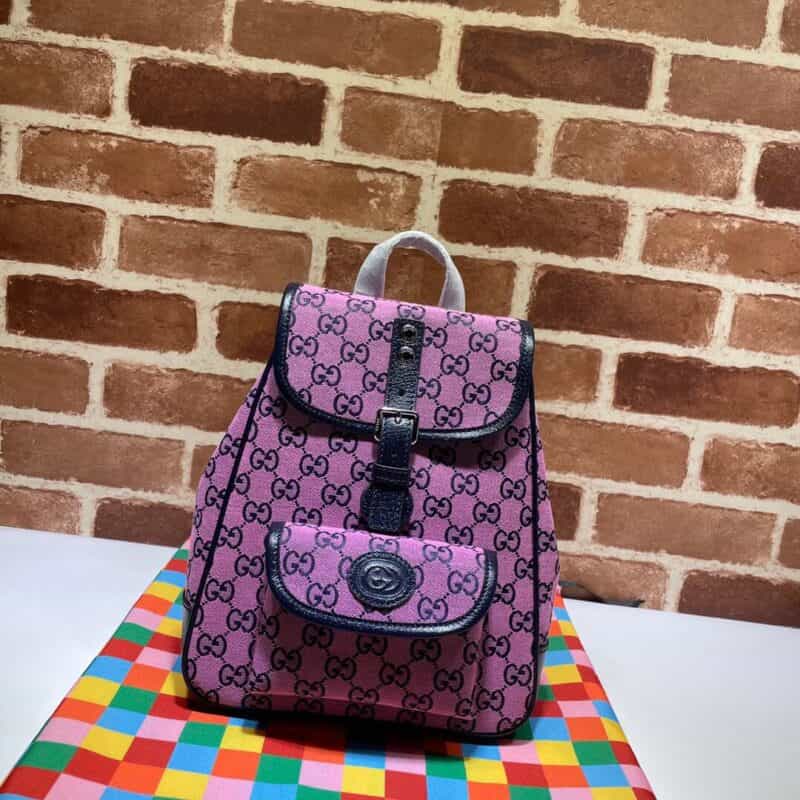 GUCCI古驰GG Multicolor系列儿童背包630818