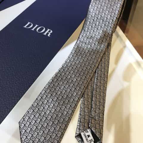 Dior迪奥100%顶级手工定制字母系列领带