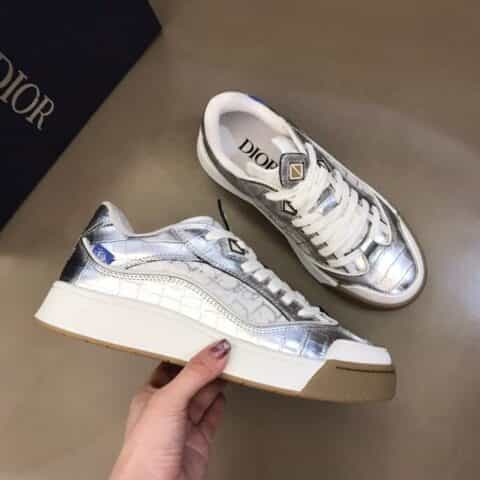 DIOR迪奥    2021秋冬新款男士印花帆布休闲运动鞋