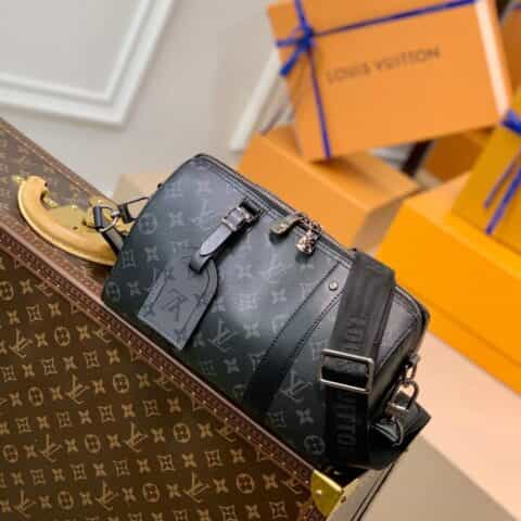 Louis Vuitton LV  City Keepall bag M45936黑花