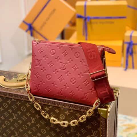Louis Vuitton LV Coussin PM bag M59275葡萄红