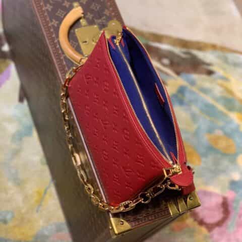 Louis Vuitton LV Coussin PM bag M59275葡萄红