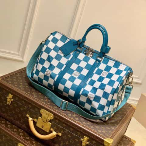 Louis Vuitton LV Keepall Bandoulière 45 旅行袋 N80404绿色