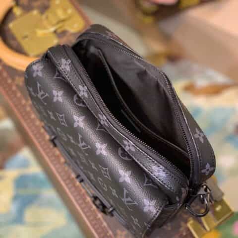 Louis Vuitton LV Steamer Messenger bag M45585黑花