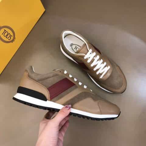 Tod'S托德斯   意大利细纹小牛皮新款男士休闲运动鞋