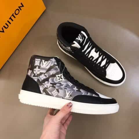 LV/路易威登   七夕限定CHARLIE 男士高帮运动鞋