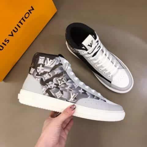 LV/路易威登   七夕限定CHARLIE 男士高帮运动鞋