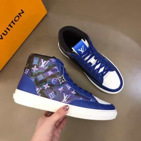 LV/路易威登   七夕限定CHARLIE 男士高帮运动鞋